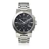 Burberry Men’s Swiss Made Stainless Steel Black Dial 42mm Watch BU9351