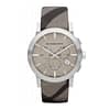 Burberry Men’s Swiss Made Leather Strap Light Brown Dial 42mm Watch BU9358