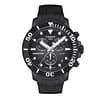 TISSOT Men’s Quartz Swiss Made Black Silicone Strap Black Dial 45mm Watch T120.417.37.051.02