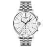 TISSOT Men’s Quartz Swiss Made Silver Stainless Steel White Dial 41mm Watch T122.417.11.011.00