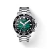 TISSOT Men’s Quartz Swiss Made Stainless Steel Green Gradient Dial 45mm Watch T120.417.11.091.01