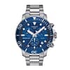 TISSOT Men’s Quartz Swiss Made Silver Stainless Steel Blue Dial 45mm Watch T120.417.11.041.00