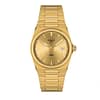 Tissot Unisex Quartz Swiss Made Gold Stainless Steel Gold Dial 35mm Watch T137.210.33.021.00