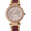 Michael Kors Women’s Quartz Stainless Steel Rose Gold Dial 33mm Watch MK6239