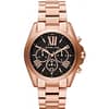 Michael Kors Women’s Chronograph Quartz Stainless Steel Black Dial 43mm Watch MK5854