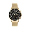 Hugo Boss Men’s Quartz Gold Stainless Steel Black Dial 46mm Watch 1513906