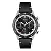 Hugo Boss Men’s Quartz Leather Strap Black Dial 44mm Watch 1513864