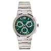 Versace Men’s Quartz Swiss Made Silver Stainless Steel Green Dial 43mm Watch VEZ900121