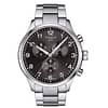 TISSOT Men’s Quartz Swiss-Made Silver Stainless Steel Black Dial 45mm Watch T116.617.11.057.01