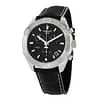 TISSOT Men’s Swiss Made Quartz Black Leather Strap Black Dial 44mm Watch T101.617.16.051.00