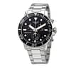 TISSOT Men’s Swiss Made Quartz Black Stainless Steel SilverDial 45mm Watch T120.417.11.051.00