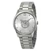 Gucci Unisex Swiss Made Quartz Silver Stainless Steel Silver Dial 38mm Watch YA1264095