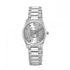 Gucci Women’s Swiss Made Quartz Silver Stainless Steel Silver Dial 27mm Watch YA126595