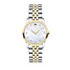 Movado Women’s Quartz Swiss Made Stainless Steel Mother of pearl Dial 28mm Watch 0606613