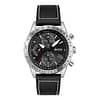 Hugo Boss Men’s Quartz Leather Strap Black Dial 44mm Watch 1513853