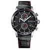 Hugo Boss Men’s Quartz Leather Strap Black Dial 44mm Watch 1513390