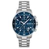 Hugo Boss Men’s Quartz Silver Stainless Steel Blue Dial 46mm Watch 1513907
