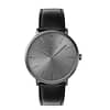 Hugo Boss Men’s Quartz Black Leather Strap Grey Dial 40mm Watch 1513540