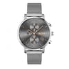 Hugo Boss Men’s Quartz Silver Stainless Steel Grey Dial 43mm Watch 1513807