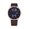 Tommy Hilfiger Men’s Quartz Leather Strap Blue Dial 44mm Watch 1791605