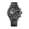 Tommy Hilfiger Men’s Quartz Black Leather Strap Black Dial 46mm Watch 1791136