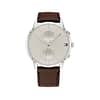 Tommy Hilfiger Men’s Quartz Leather Strap Silver Dial 44mm Watch 1710404