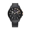 Tommy Hilfiger Men’s Quartz Black Stainless Steel Black Dial 44mm Watch 1791858