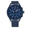 Tommy Hilfiger Men’s Quartz Blue Stainless Steel Blue Dial 44mm Watch 1791471