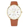 Tommy Hilfiger Women’s Quartz Leather Starp Silver Dial 38mm Watch 1782073