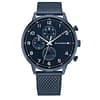 Tommy Hilfiger Men’s Quartz Blue Stainless Steel Blue Dial 44mm Watch 1791990