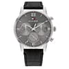 Tommy Hilfiger Men’s Quartz Black Leather Strap Grey Dial 44mm Watch 1791883