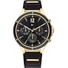 Tommy Hilfiger Women’s Quartz Silicone Strap Black Dial 38mm Watch 1782282