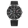 Tommy Hilfiger Men’s Quartz Black Leather Strap Black Dial 44mm Watch 1791947
