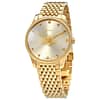 Gucci Women’s Swiss Made Quartz Stainless Steel Silver Dial 36mm Watch YA1264155
