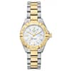 Tag Heuer Aquaracer Women’s Quartz Swiss Made Two-tone Stainless Steel White Dial 27mm Watch WBD1420.BB0321