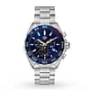 Tag Heuer Men’s Quartz Swiss Made Silver Stainless Steel Blue Dial 43mm Watch CAZ101AB.BA0842