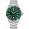 Tag Heuer Formula 1 Men’s Quartz Swiss Made Silver Stainless Steel Green Dial 43mm Watch WAZ1017.BA0842