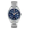 Tag Heuer Carrera Men’s Quartz Swiss Made Silver Stainless Steel Blue Dial 39mm Watch WAR1112.BA0601