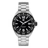 Tag Heuer Men’s Quartz Swiss Made Silver Stainless Steel Black Dial 41mm Watch WAZ1110.BA0875