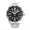 Tag Heuer Aquaracer Men’s Automatic Swiss Made Silver Stainless Steel Black Dial 41mm Watch WAY211A.BA0928