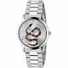 Gucci Unisex Swiss Made Quartz Stainless Steel Silver Dial 38mm Watch YA1264076