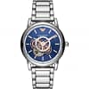 Emporio Armani Men’s Automatic Stainless Steel Blue Dial 43mm Watch AR60036