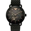Emporio Armani Men’s Automatic Stainless Steel Black Dial 43mm Watch AR60025