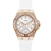 Guess Women’s Quartz White Silicone Strap White Dial 39mm Watch GW0118L4