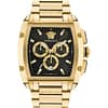Versace Men’s Chrono Classic chronograph Gold Stainless Black Dial 42mm Watch VE6H00523
