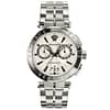 Versace Men’s Quartz Swiss Made Stainless Steel White Dial 45mm Watch VBR040017