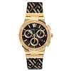 Versace Men’s Quartz Swiss Made Multi Leather Strap Black Dial 43mm Watch VEZ900621