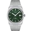 TISSOT T137 PRX Men’s Swiss Made Powermatic Silver Stainless Steel Green Dial 40mm Watch T137.407.11.091.00