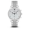 Emporio Armani Men’s Chronograph Quartz Stainless Steel Silver Dial 43mm Watch AR1879