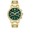 Hugo Boss Men’s Quartz Gold Stainless Steel Green Dial 44mm Watch 1513923